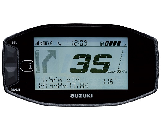 Suzuki Burgman Street Bluetooth Enabled Digital Console